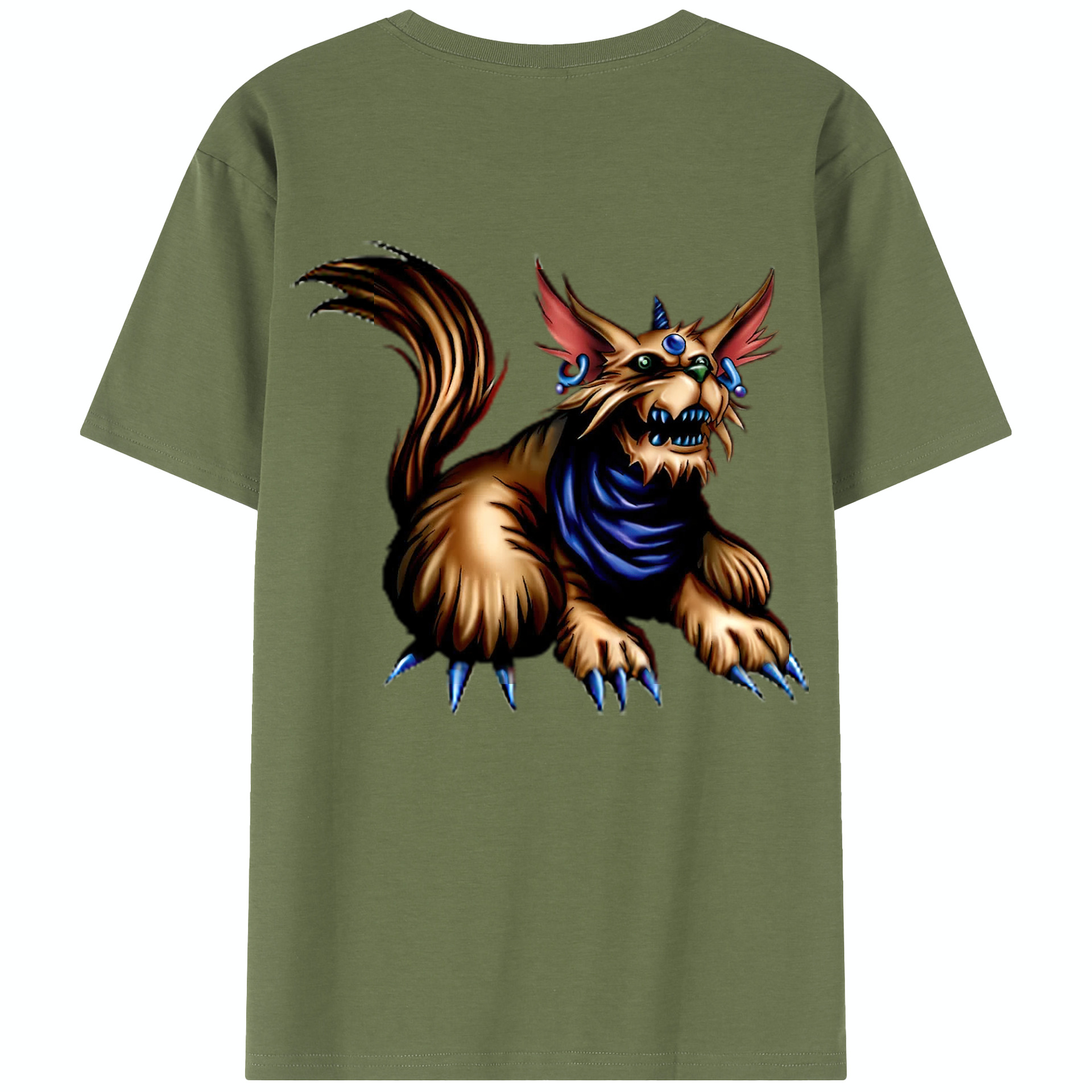 （画像用） 遊☆戯☆王 Yu-Gi-Oh! 綿100％半袖Tシャツ（背面プリント）